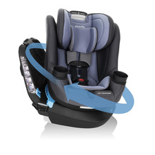 REO by Revolve360 Rotating 2-In-1 Convertible Car Seat, 360 Degrees, Infant to T