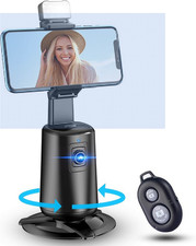 Auto Face Tracking Tripod 360  Rotating Cell Phone Photo and Video Kits Stand, N
