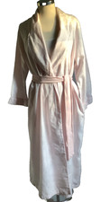 Miss Elaine M Ballerina Pink on Pink Floral Full Length Robe Side Pockets Trim