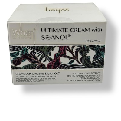 When Revivifying Ultimate Cream Seanol New Sealed Box 1.69 oz Full Size Exp 6/22