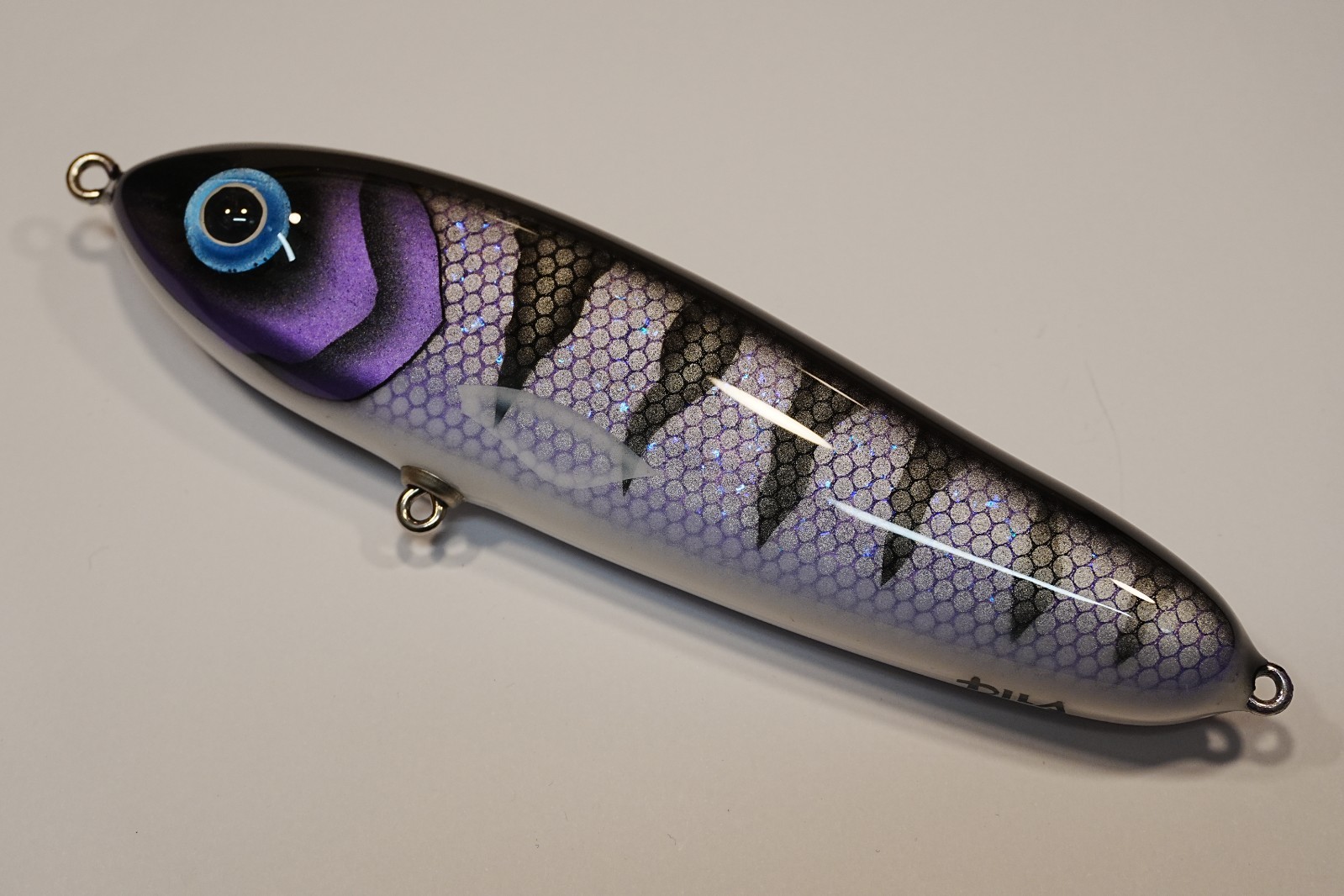 Handmade Pike Jerkbait 160mm 87g Custom Fishing Lure  Purple Perch Zodiak - Image 4