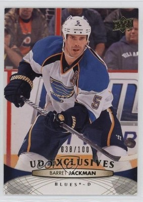 2011-12 Upper Deck UD Exclusives 38/100 Barret Jackman #294 4ib