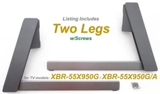 New Sony XBR-55X950G XBR-55X950G/A Stand Legs w/Screws 4-743-537-01 4-743-538-01