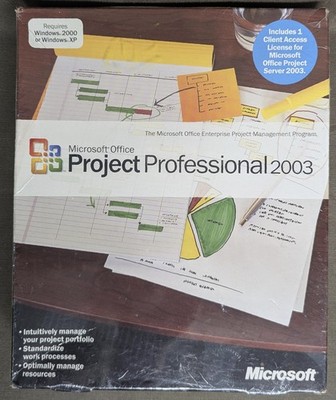 Microsoft Office Project Professional 2003 new SEALED!