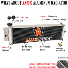 2 Row Aluminum Front Mount Chargecooler Air To Water Intercooler Heat Exchanger 2 Row Aluminum Front Mount Chargecooler Air To Water Intercooler Heat Exchanger
