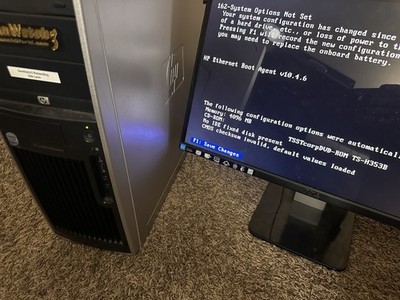 HP XW4600 Workstation Intel core 2 Nvidia Quadro Tested No HD