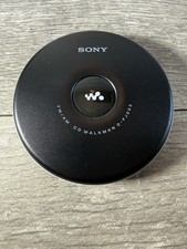 Sony Walkman D-FJ003 Black/White AM/FM CD Tested Works 
