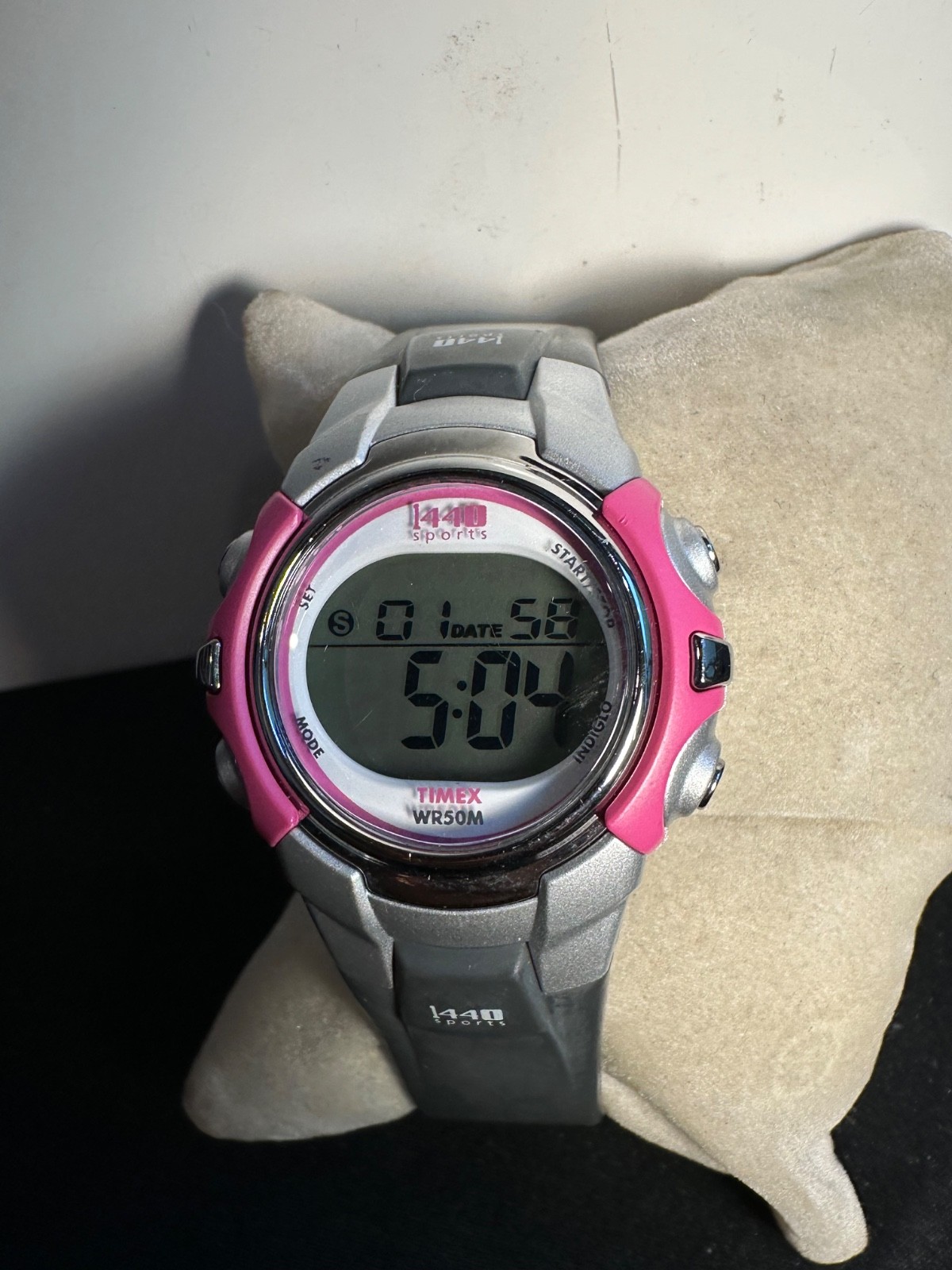 Timex 1440 Sports Watch Womens Vintage Digital Chronograph Alarm