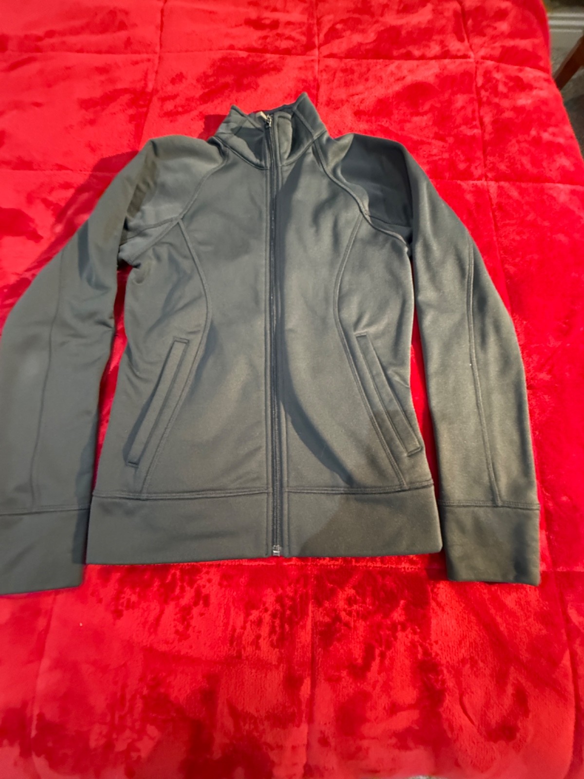 Elevate Grey Softshell Zip Jacket XS - image 1