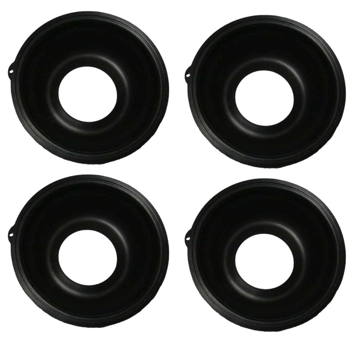 Membrane de boisseau de carburateur x4 YAMAHA FZR 1000 en caoutchouc premium 1987-1988