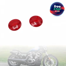 Red Turn Signal Lens Covers For Harley Heritage Softail FLST FLSTC 1986-2010​
