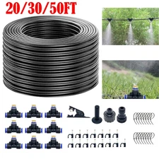 20~50FT Outdoor Patio Water Mister Mist Nozzle Misting Cooling System Fan Cooler