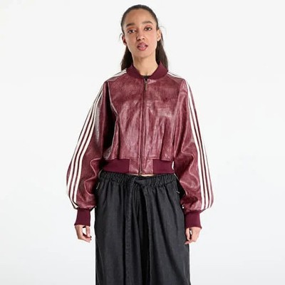 adidas Originals Women's SST Pleather Crocodile Crop Women's Track