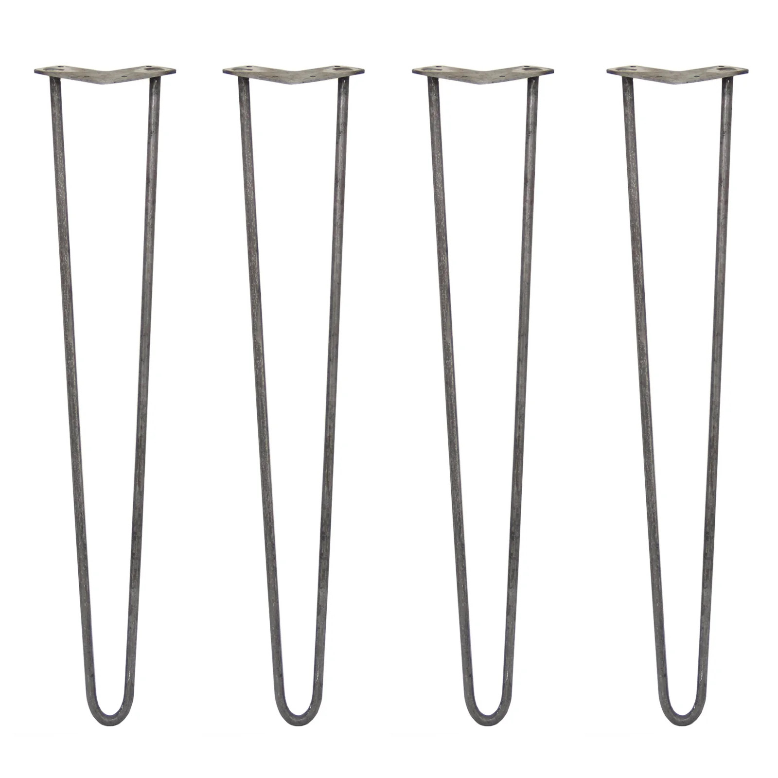 Pieds de table en épingle 71cm à double tige 12mm haute résistance
