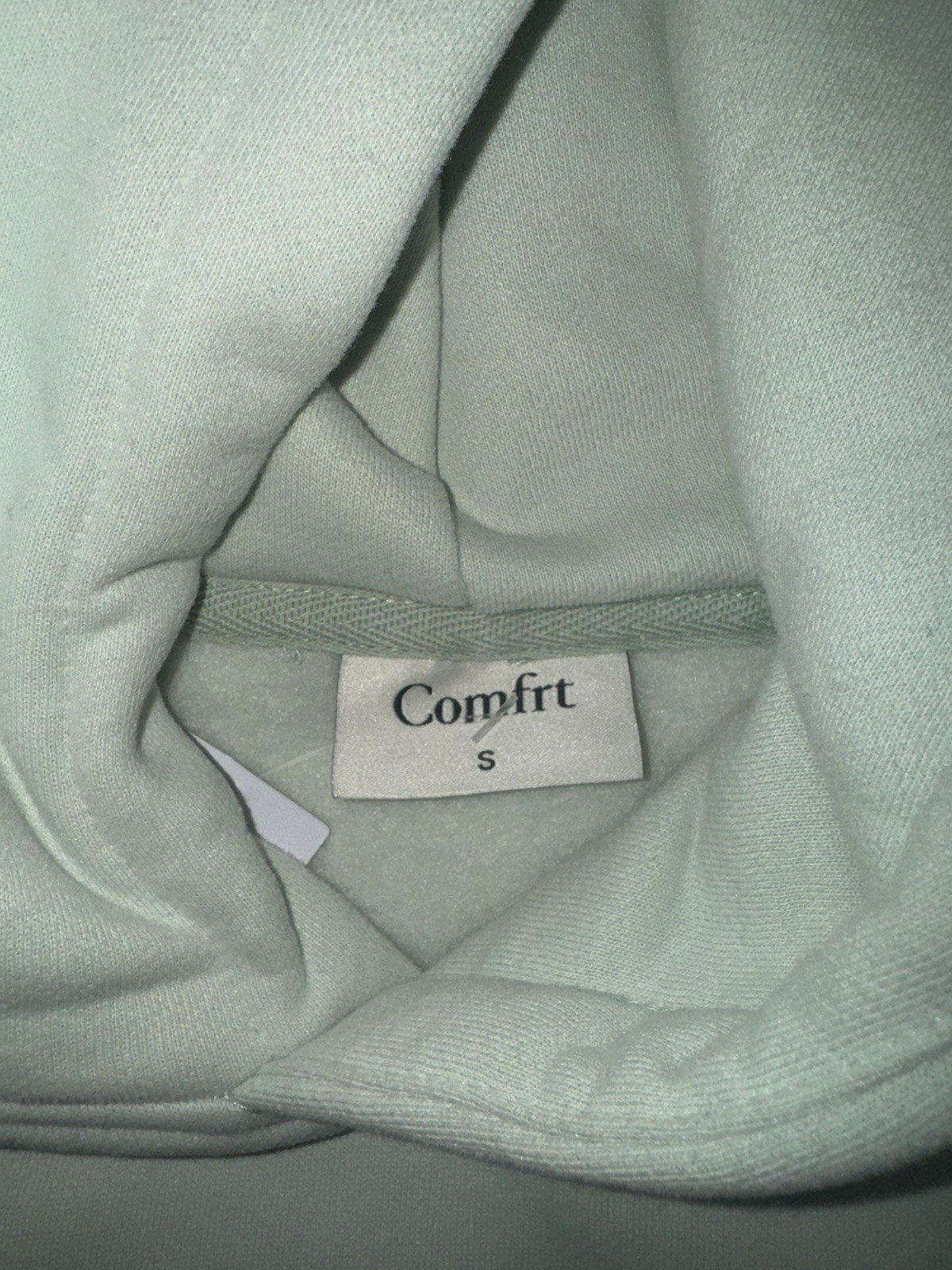 Comfrt Collection Hoodie Pastel Edit Mint Green Unisex Super Soft Small NWOT