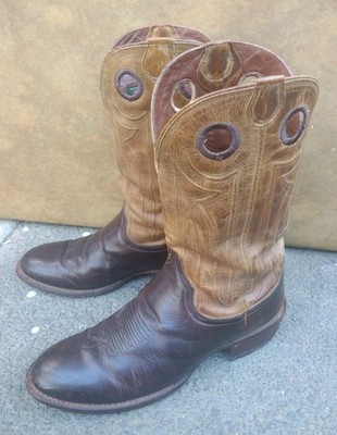 TECOVAS Prescott (Bison) Men's Size 14 D Cowboy Western Leather Boots