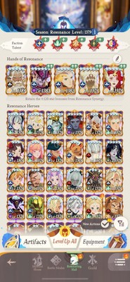 AFK journey Whale Account, VIP 18, 8 Paragon + Celestial/Hypogean, 2 P3, 19 P2