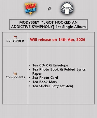 MODYSSEY 1.GOT HOOKED AN ADDICTIVE SYMPHONY 1st Single Album CD+