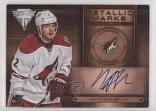2013-14 Panini Titanium Metallic Marks Bronze David Rundblad #MM-6 Auto 1q2