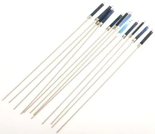 Pack Of 12 Clock Suspension Spring Rods - Three Piece - New - MT111