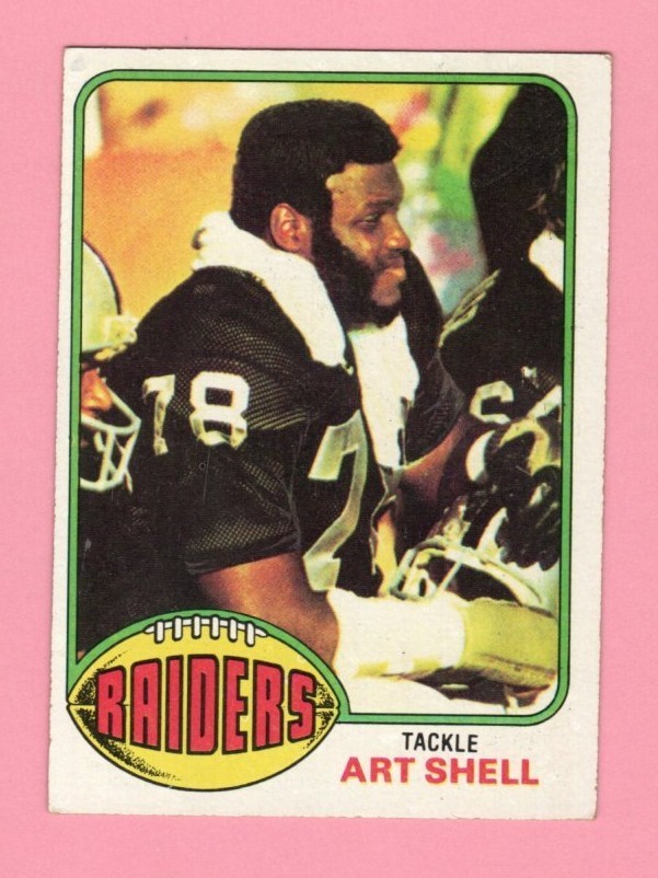 1976 Topps Art Shell #380 Oakland Raiders  -   See Pictures