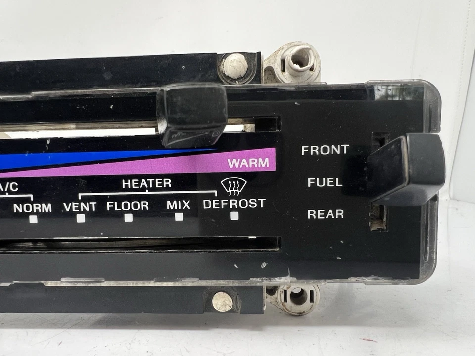 1980-1986 FORD F150 F250 F350 CLIMATE HEATER CONTROL TEMPERATURE SETTINGS OEM - Image 3 of 4