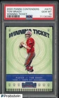 2020 Panini Contenders Winning Ticket #WT3 Tom Brady Buccaneers PSA 10
