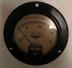 Vintage Jewell Electrical Instrument Co. Alternating Current Voltmeter 