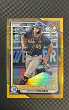 2024 Bowman Draft - Chrome Brock Wilken #BDC-117 Gold Refractor /50 (RC)