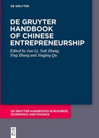 de Gruyter Handbook Of Chinese Entrepreneurship Jun Li (U. A.) Buch XX Englisch