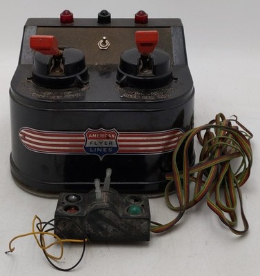 American Flyer 18B Vintage S 190 Watt Transformer - Runs 2 Trains