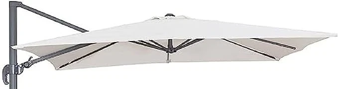 Telo Di Ricambio Per Ombrellone Rettangolare 3,5 X 1,8 M (Adatto Per Telaio 2x3 M) - Impermeabile, Protezione UV, In Poliestere 160g, Per 6 Stecche - 2