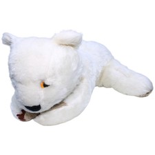 XL Eisbär, liegend Kuscheltier 45cm Gebraucht