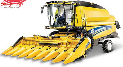 Burago New Holland TC5.90 Mähdrescher mit Maisvorsatz 10CM