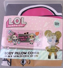 LOL Surprise - 20" x 54" - Copricuscino Corpo "Born To Rock" - ⭐️Nuovo⭐️