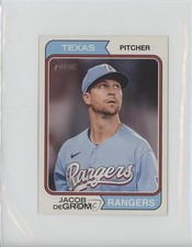 2023 Heritage High Number 1974 Topps Oversized Boxloader Jacob deGrom #OB-JD 0rf