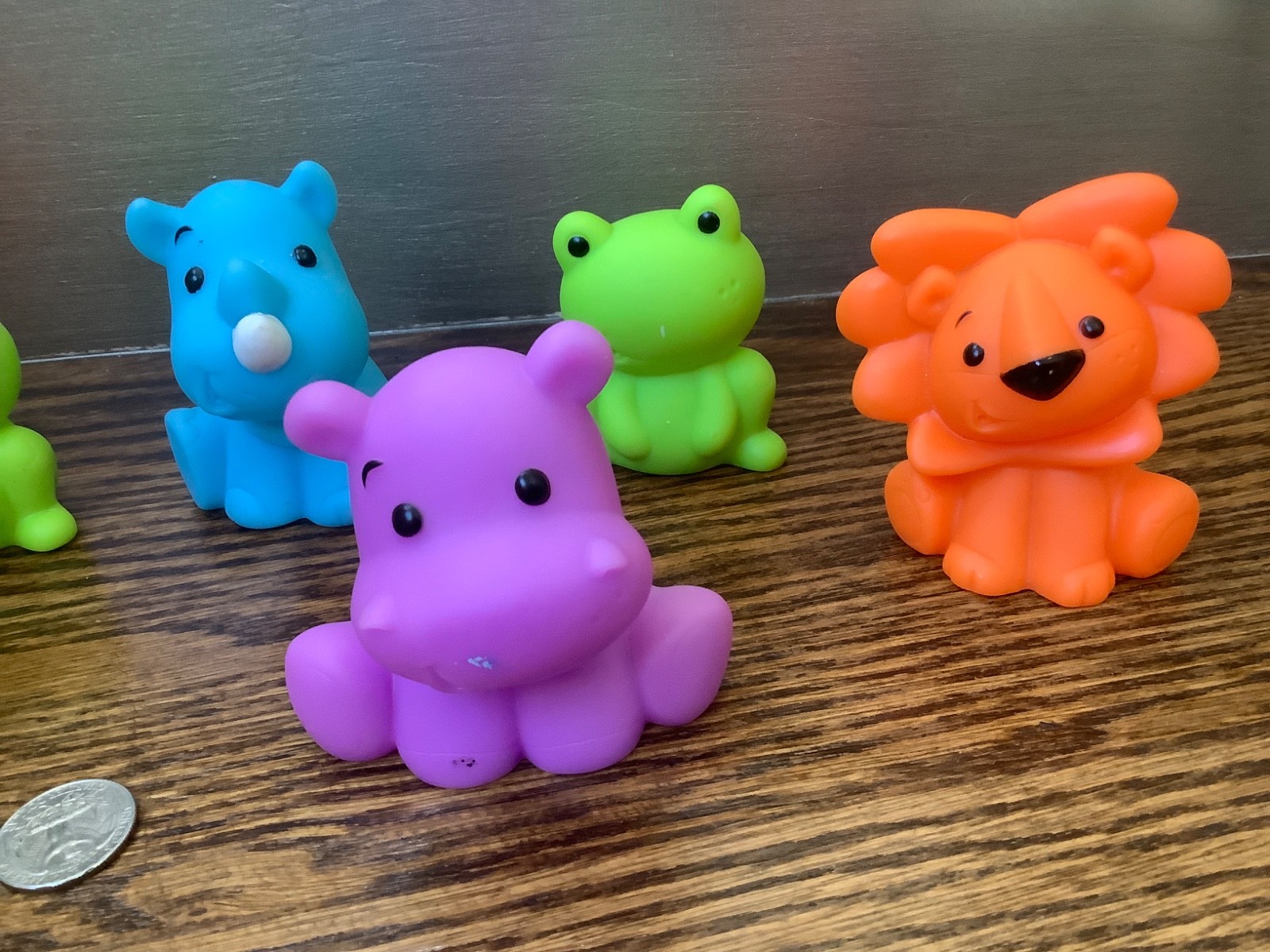 Infantino Rubber Animal Bath Tub Toys - (Mixed Lot of 8)