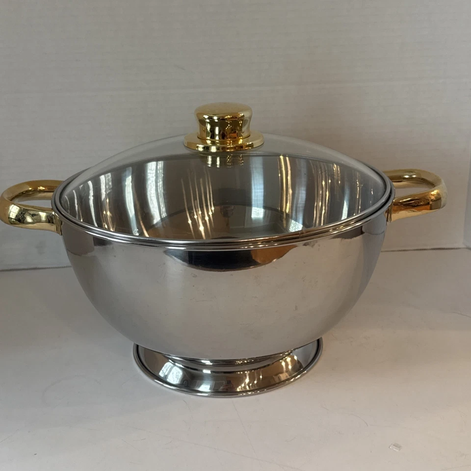 Cuisine-Cookware Command Performance Gold 5 Qt Serving Pot/ Bowl & Lid Stainless - Image 2 of 4