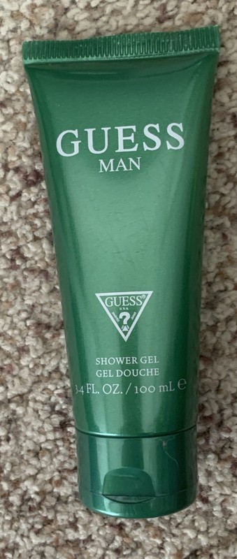 Guess Man Shower Gel 3.4oz Green Fragrance 