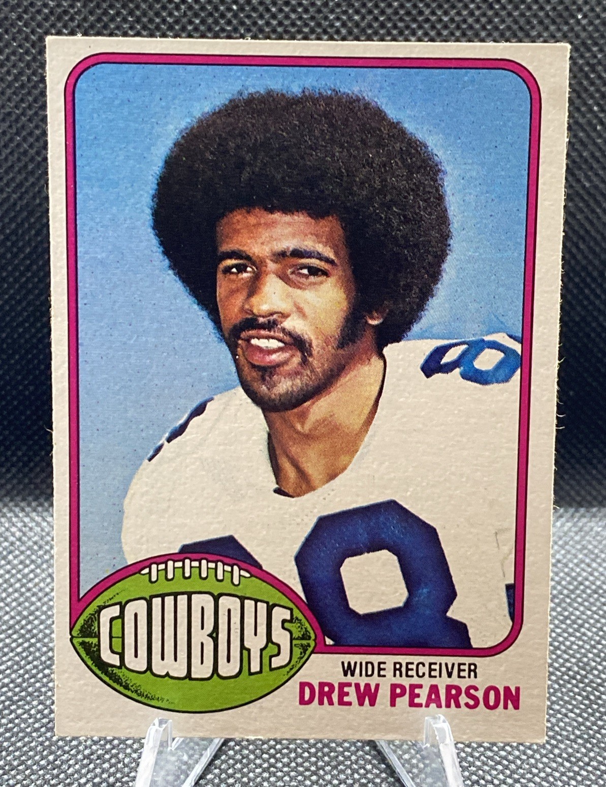 1976 Topps #313 Drew Pearson, Dallas Cowboys, NR.MT/MT+