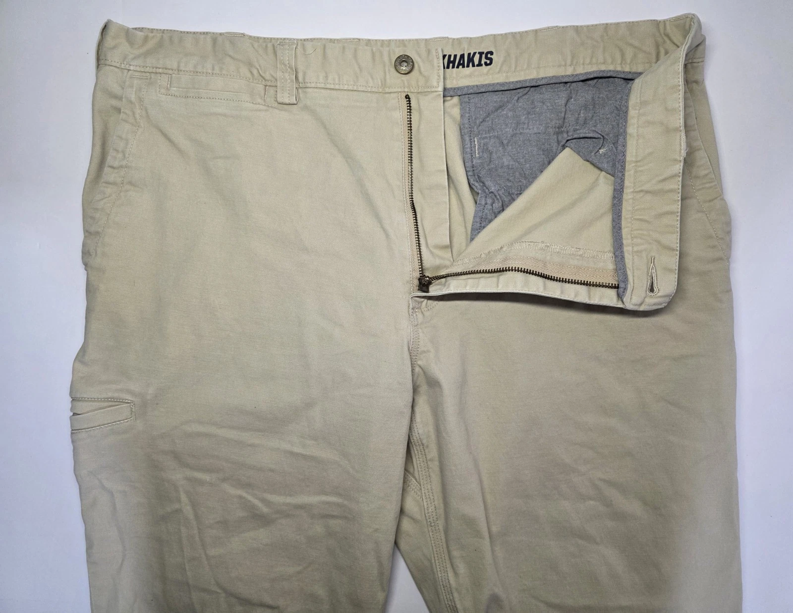 Duluth Mens Size 40x30 Flex Ballroom Khaki Brown Cargo Pants