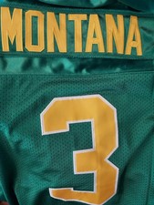 Joe Montana Notre Dame Green Football Jersey Brand New No Tags Size Small