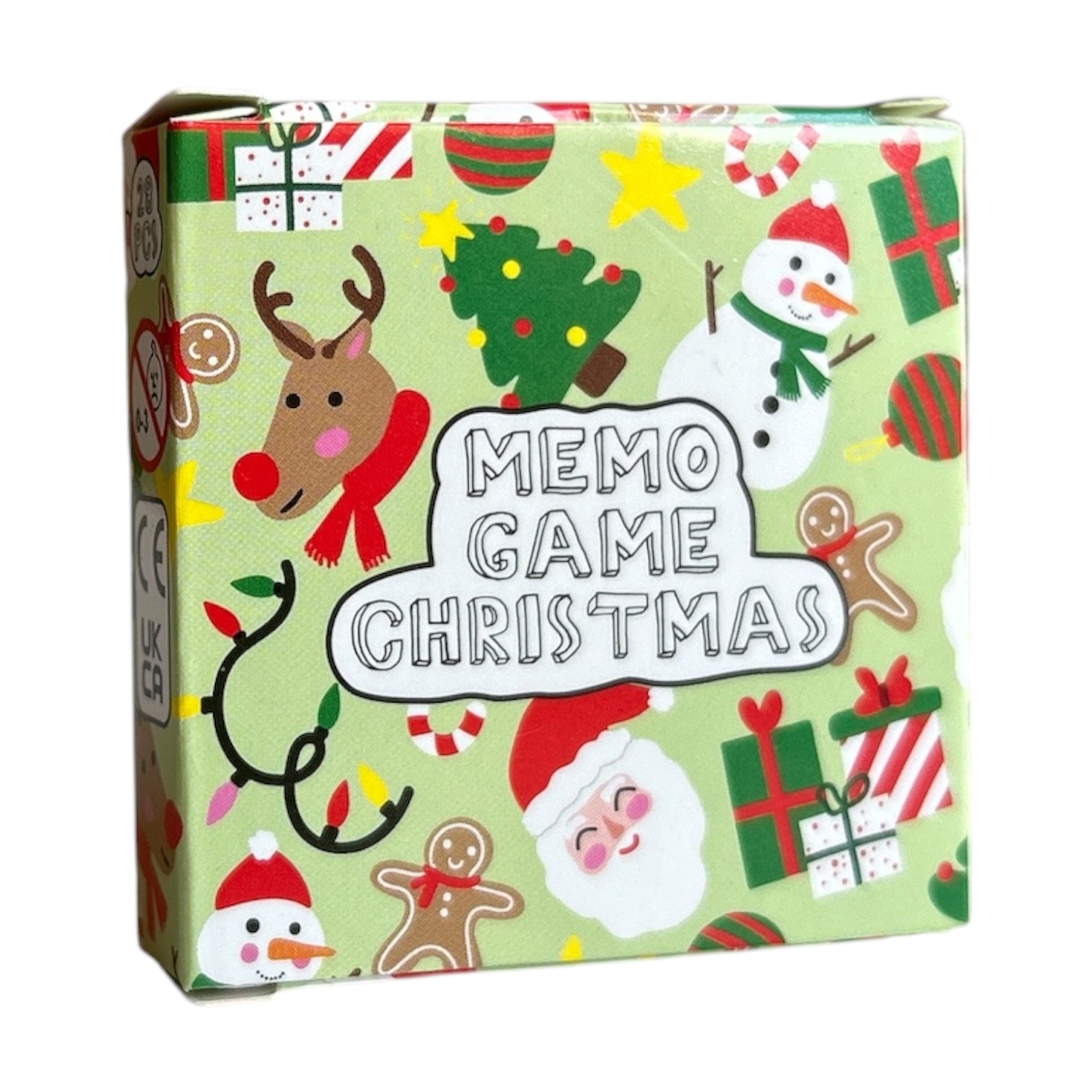 Christmas Mini Memory Game 28 Cards - Memo Matching Cards Party Bag Filler