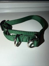 Dog Collar LUPINE Adjustable 3/4" 10-14โ Medium Green Collar NWOT Made In USA