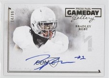 2014 Press Pass Gameday Gallery Gold 14/99 Bradley Roby #GG-BR Auto 1e0