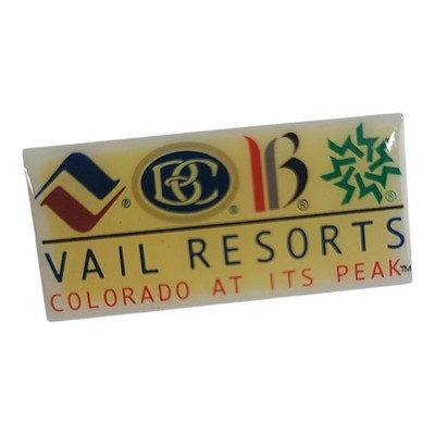 Vail Resorts Skiing Ski Pin Colorado At Its Best Enamel Pinback Collectible 
