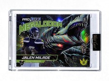 2025 Wild Card Alumination Jalen Milroe Pro-Look Megalodon 1/1 Card Seahawks 
