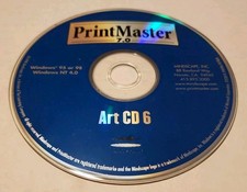 Print Master 7.0 Art CD 6 - Windows 95/98 or NT 4.0 - Replacement Loose Disc