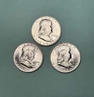 1950 D Franklin Half Dollars 90% Silver