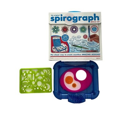 The Original Spirograph Deluxe Set 45+ Pieces with Storage Case & Pens - Ages 8+